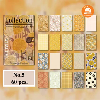 (พร้อมส่ง🇹🇭) กระดาษพื้นผิวผ้า กระดาษหยาบ หลากหลายลวดลาย Retro Cloth Material Paper ใช้ทำแสตมป์ได้