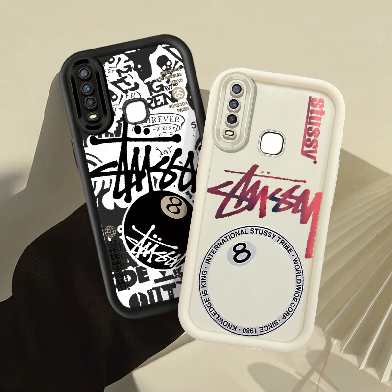 บิลเลียด Graffiti Label เคสโทรศัพท์สําหรับ VIVO Y17 Y11 Y15 Y12 Y12i Y3S 1901 1902 1904 Y17S Y16 Y15