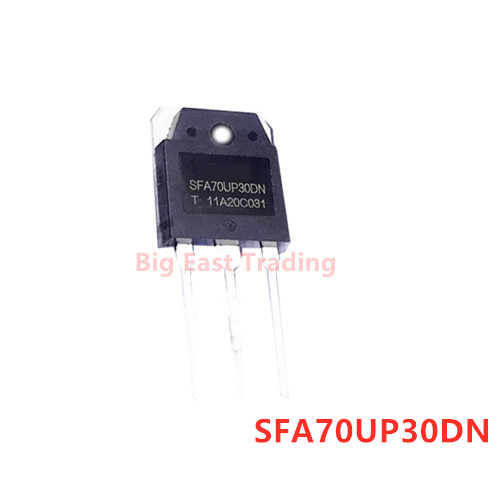 2PCS SFA70UP30DN F60UA30DN เครื่องเชื่อมเฉพาะการกู้คืนอย่างรวดเร็ววงจรเรียงกระแสไดโอด 70A300V,รับประ