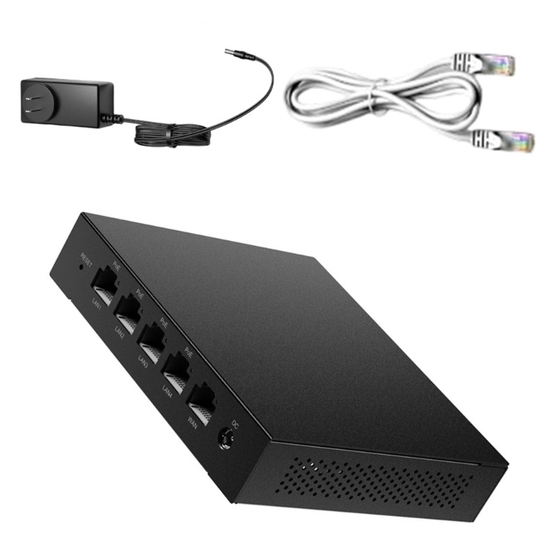 QUU 1000M Gigabit PoE Switcher พร้อมตัวควบคุม AC สําหรับธุรกิจ WiFi รองรับหลาย SSID และ Roaming อัตโ