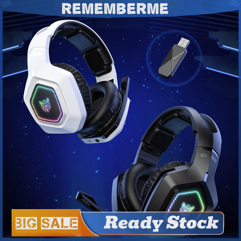 ชุดหูฟังสําหรับเล่นเกมไร้สาย 2.4GHz/BT 5.3/หูฟังแบบครอบหูแบบมีสายพร้อมไมโครโฟนหูฟังเกมเมอร์สําหรับ P