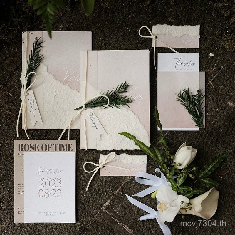 คําสารภาพงานแต่งงาน Vows คู่ Fresh Niche เจ้าบ่าวเจ้าสาว Declaration Advanced Card Book การแต่งงาน S