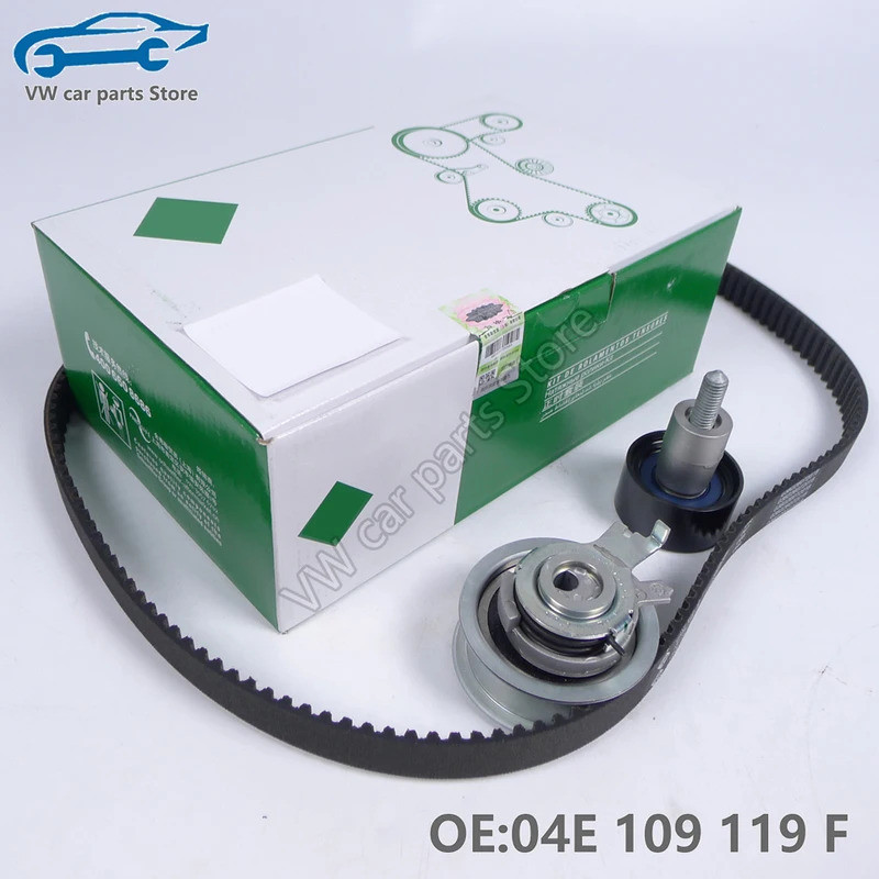 3/4PCS Timing Belt Tensioner Kit สําหรับ VW Jetta Golf 5 6 สําหรับ Audi Seat EA211 เครื่องยนต์ 04E10