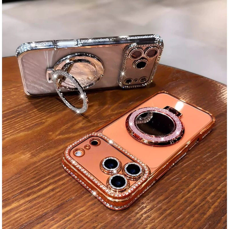 ใหม่ที่วางกระจกแต่งหน้าสร้างสรรค์เคสโทรศัพท์เหมาะสําหรับ ไอโฟน 17 16 15 14 13 12 11 มือโปร สูงสุด อากาศ เคสป้องกันการตกอุปกรณ์โต๊ะเครื่องแป้งอุปกรณ์มือถือแฟชั่นที่วางโทรศัพท์ทั เคสป้องกันคุณภาพสูงเคสโทรศัพท์มัลติฟังก์ชั่นโต๊ะเครื่องแป้ง