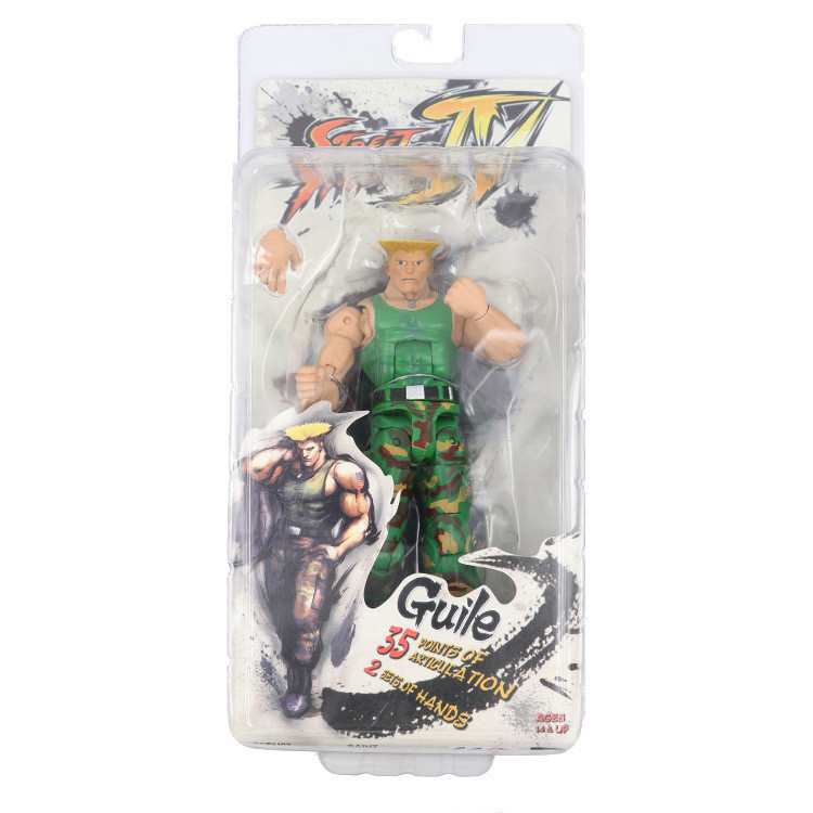 NECA Street Fighter Ryu Ken Guile Chun-Li Akuma 7 นิ้ว Action Figure เครื่องประดับสะสม