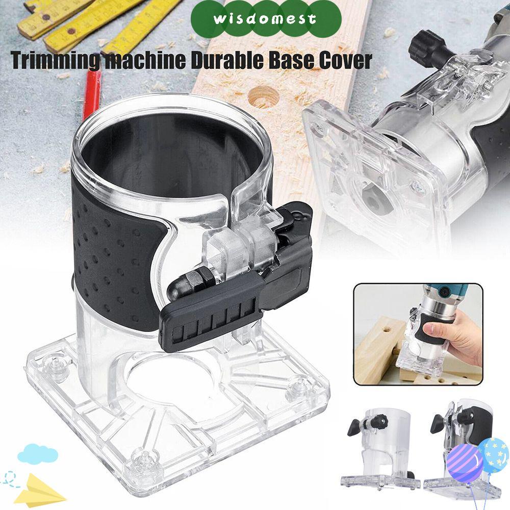 WISDOMEST Trimmer Router ฐานโปร่งใสงานไม้เครื่องมือไฟฟ้า Trimmer|อุปกรณ์เสริม