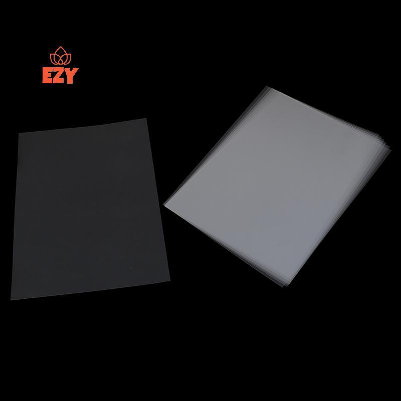 EZY 10 ชิ้น A4 Inkjet Laser Printing Transparency Film กระดาษถ่ายภาพ PCB Stencils ใหม่