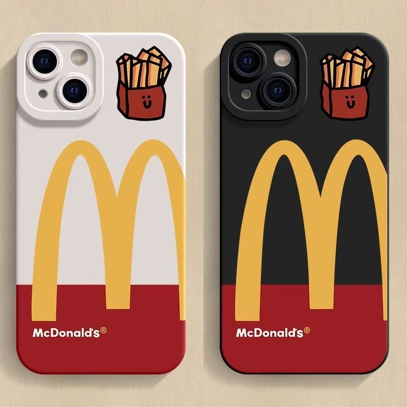 เคสโทรศัพท์ลายตัว M ใช้ได้กับ iPhone 13 Pro/11/12 Pro Max/14/15/16, X/XR/XS Max, 7/8 Plus พร้อมการปกป้องกล้องคุณภาพสูง