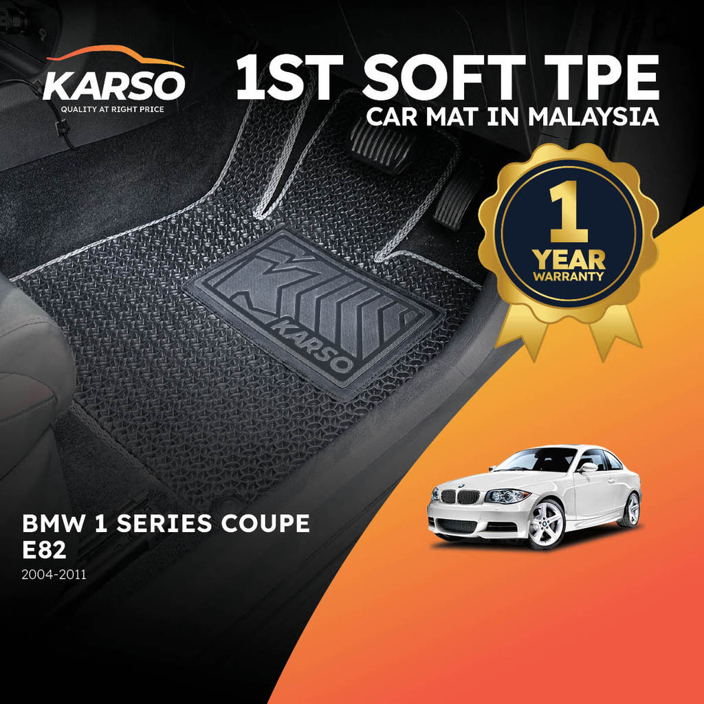 Karso Karpet Kereta พรมรถยนต์ BMW 1 Series Coupe E82 (2004-2011)