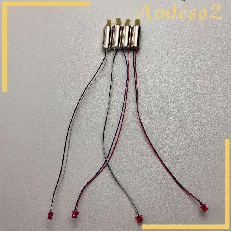 [Amleso2] 4 ชิ้น RC Drone ส่วนประกอบมอเตอร์ RC Drone Spart อะไหล่สําหรับ E88Pro, E88,E99 DIY