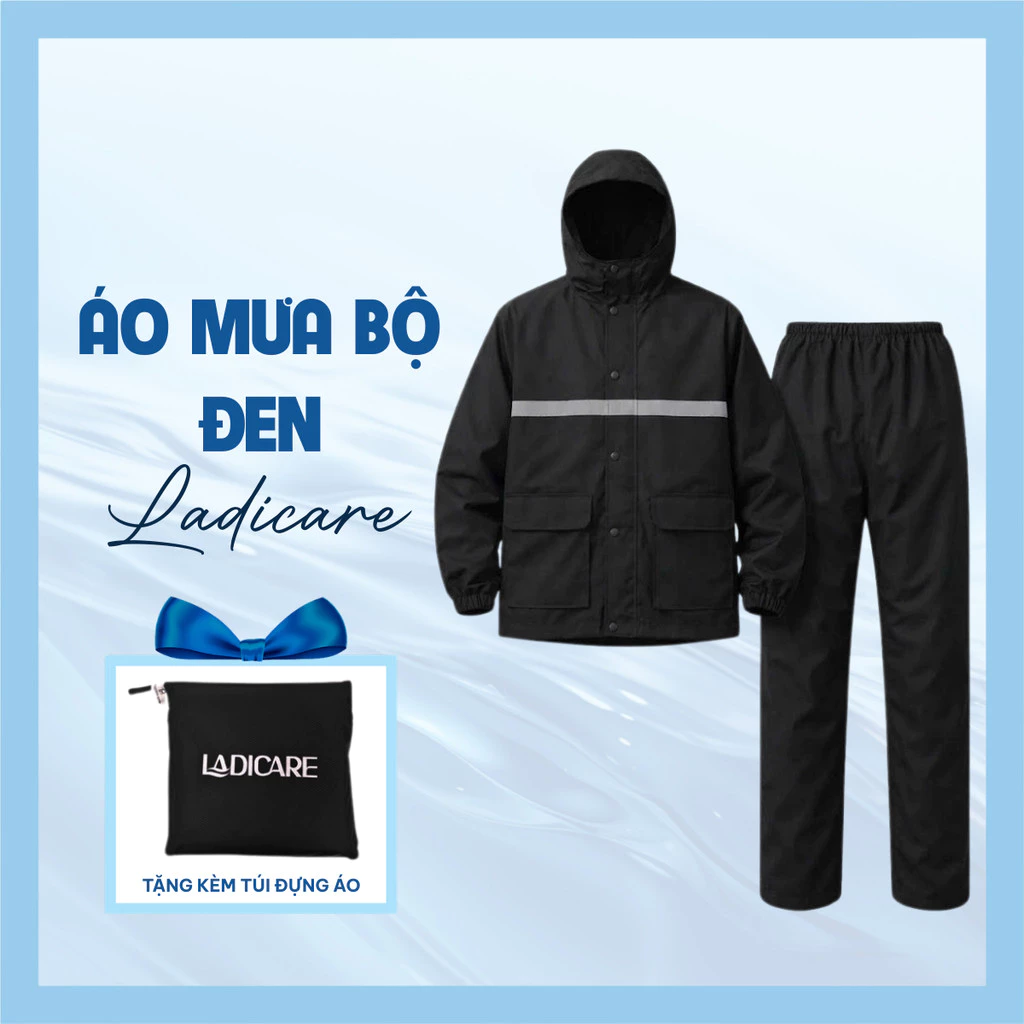 ลาดิแคร์ ชุดเสื้อกันฝนสะท้อนแสง ผ้าหนังปลา thumbnail 9