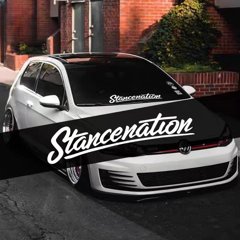 JDM สไตล์ Decals ประตูรถที่ถอดออกได้ตกแต่ง Auto กระจกรถยนต์โลโก้สติกเกอร์ตกแต่งสําหรับ Bmw E46 VW Vo