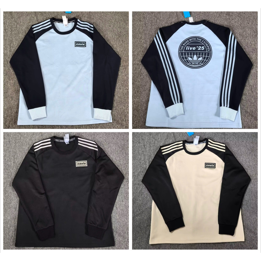 เสื้อฟุตบอลลำลองแขนยาว Oasis Adidas ปี 2026