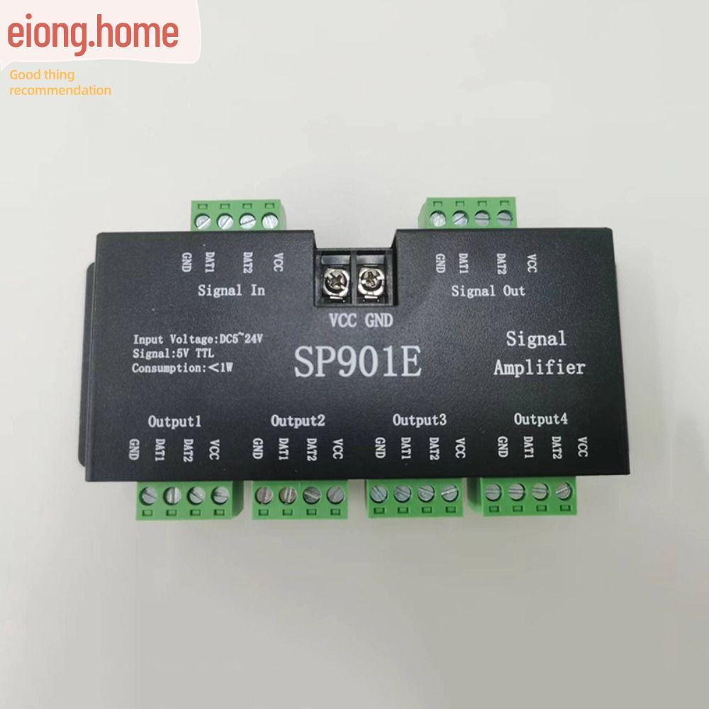 EIONG SP901E เครื่องขยายสัญญาณ, LED Pixel Strip แบบเป็นรายบุคคล Repeater, ไฟแผงเมทริกซ์ตั้งโปรแกรมได