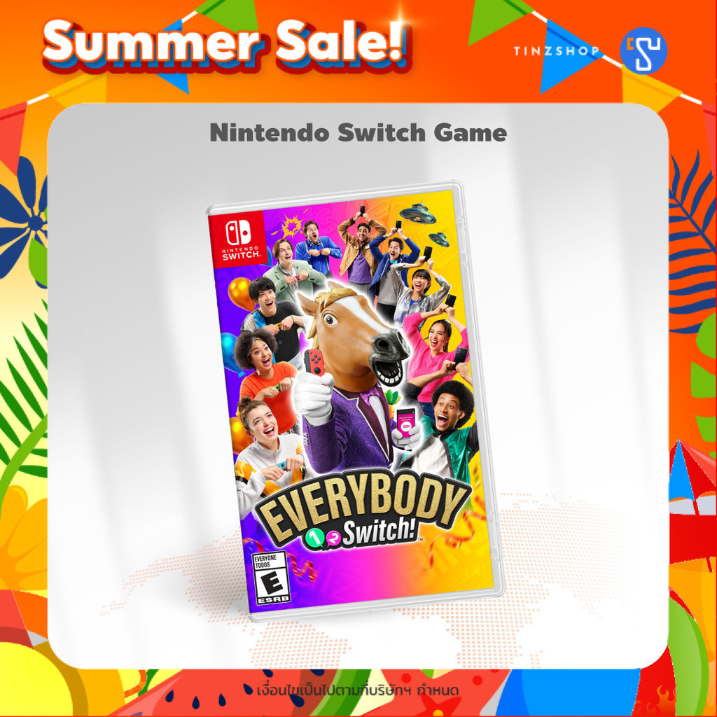 [ส่งด่วน] [Summer Sale] Nintendo Switch Game Everybody 1-2 Switch Zone Asia / English แผ่นเกมลดราคาพิเศษ