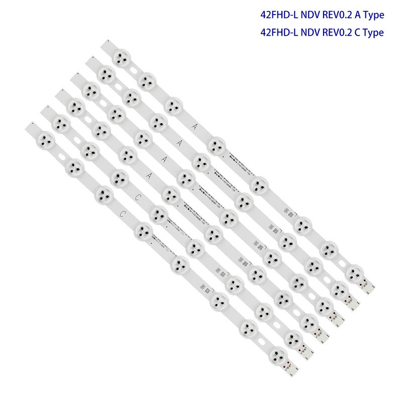 LED backlight strip สําหรับ 42PFL3008H12 L42510FHD PVR 42LED450S 42LED400S 42HXT12U LED42F7275