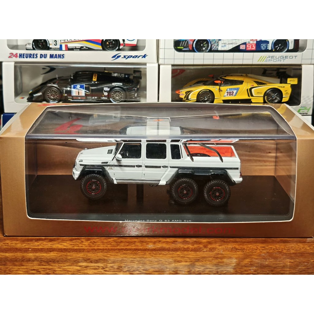 [ขาย] Spark 1/43 Mercedes-Benz Mercedes-Benz G-Class G 63 AMG 6 x 6 White Super Number One Car, Benz