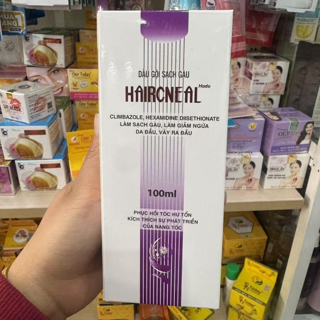 เวียดนามขจัดรังแคแชมพูแบรนด์เก่า Anti-Itch Original 100ml แชมพูนําเข้าสีม่วงนุ่มควบคุมน้ํามันล้าง202