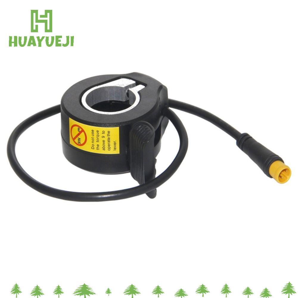 YUEJI Ebike Throttle พลาสติก ทนน้ำ สีดำ สำหรับจักรยานไฟฟ้า
