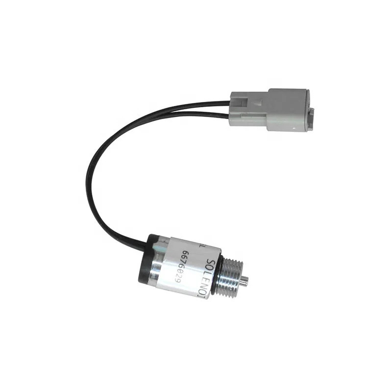 12โวลต์ 6676029 Spool Lock Solenoid เหมาะสําหรับ Bobcat S175 S250 S300 S530 S590 S630 S740 S850