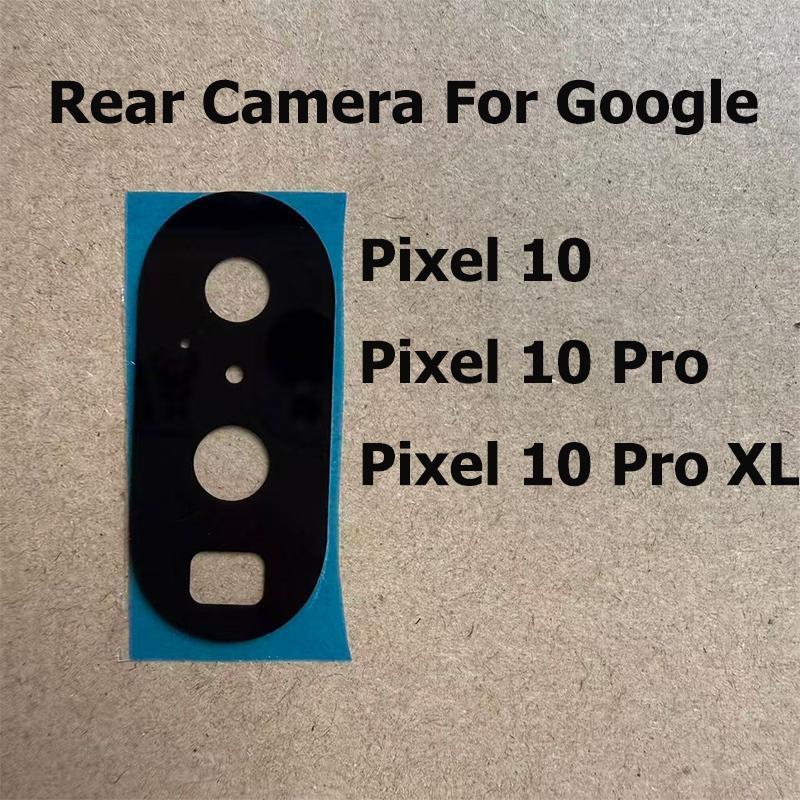 1X สําหรับ Google Pixel 10 Pro XL ฝาครอบเลนส์กล้องด้านหลังพร้อมสติกเกอร์เทปกาวอะไหล่ซ่อม