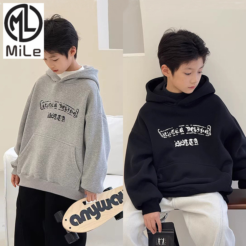 เสื้อกันหนาวสำหรับเด็กและเยาวชน ออกแบบตามแฟชั่นเกาหลีและตะวันตก มาพร้อมผ้าฝ้ายสวมสบาย เหมาะสำหรับฤดูใบไม้ผลิและใบไม้ร่วง