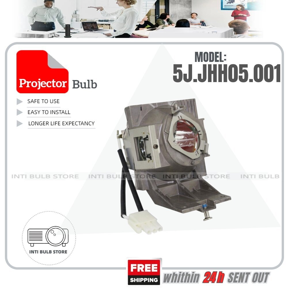 สําหรับ BenQ โคมไฟโปรเจคเตอร์ 5J.JHH05.001 HT550 MH550 MS550 MU607 MU613 MU641 MW550 MX550 TH550 TH5