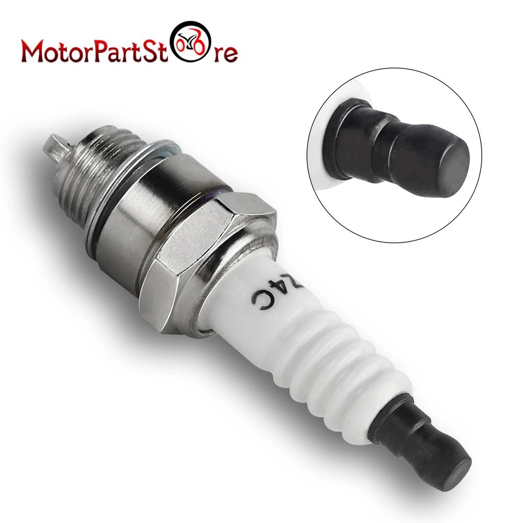 Z4C Spark Plug สําหรับ 49cc 50cc 66cc 70cc 80cc 2 จังหวะเครื่องยนต์มอเตอร์จักรยานจักรยาน Moped สกู๊ต