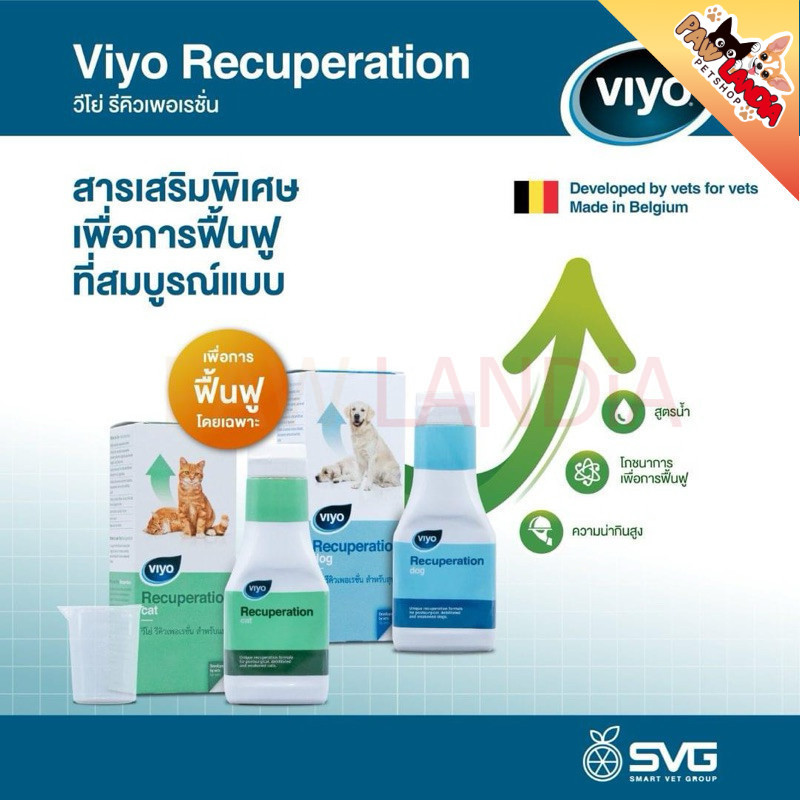 Viyo Recuperation 150 ml. อาหารเสริมสูตรน้ำ ความน่าทานสูง ไม่อยากอาหาร หรืออยากอาหารลดลง