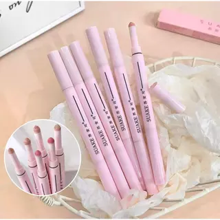 SR-shop: ปากกาดอลลี่อาย2หัว 2in1 เขียนง่าย ไฮไลท์ ไฮไลท์ดวงตาแบบ ดวงตากลมโตสไตล์เกาหลี กันน้ํากันเหงื่อ ติดทนนาน