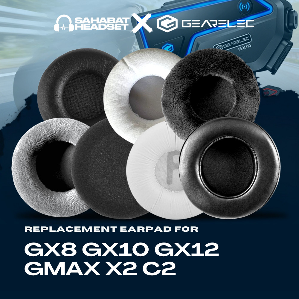Earpad Earcup แผ่นรองหูฟัง Gearelec GX8 GX10 GX12 GMAX X2 C2 แผ่นโฟมแผ่นโฟม