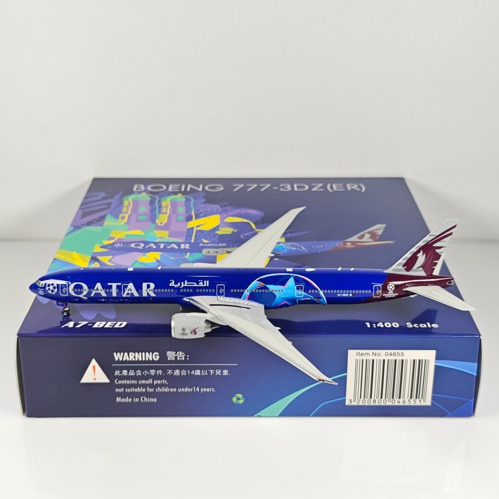 Phoenix 04655 1: 400 Katar Air B777-300ER A7-BED รุ่นโลหะผสม