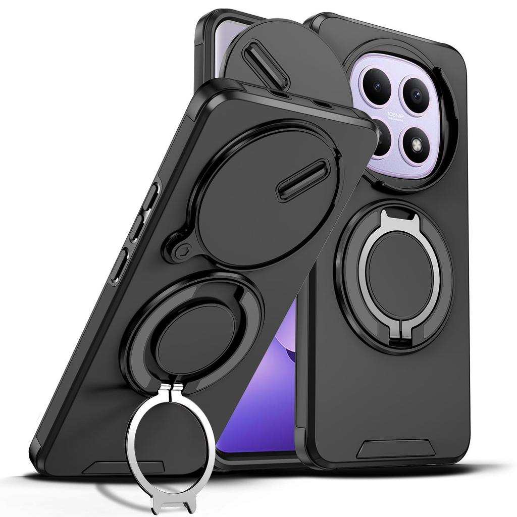 เกราะ PC แหวนซิลิโคนขาตั้งเคสโทรศัพท์เหมาะสําหรับ Xiaomi POCO M8 Pro 5G F8 Ultra XIAO MI Poco F7 X7 