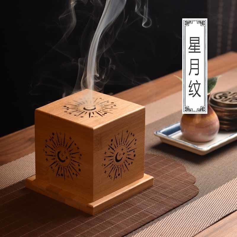 ไม้ธูปแผ่นธูปหอธูป Burner Sage กล่องธูปคริสตัล Purification กระถางธูปในครัวเรือน Square ธูป P