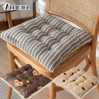 Allieuka เบาะรองนั่ง หนานุ่มนั่งสบาย สําหรับตกแต่งบ้าน ขนาด40x40cm