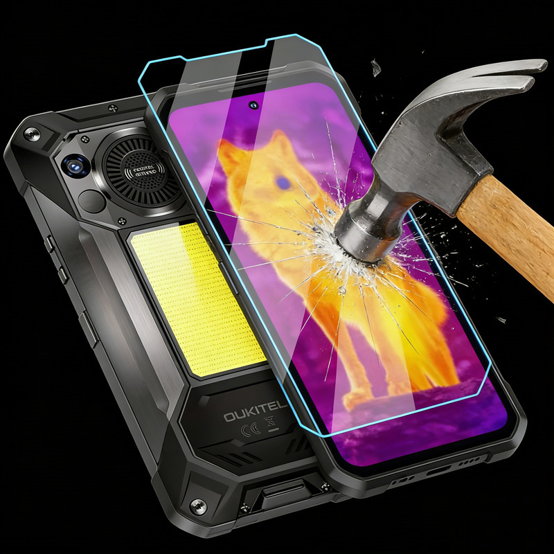 กระจกนิรภัยสําหรับ OKITEL WP61 Plus ฟิล์มกันรอยหน้าจอป้องกันพิเศษ