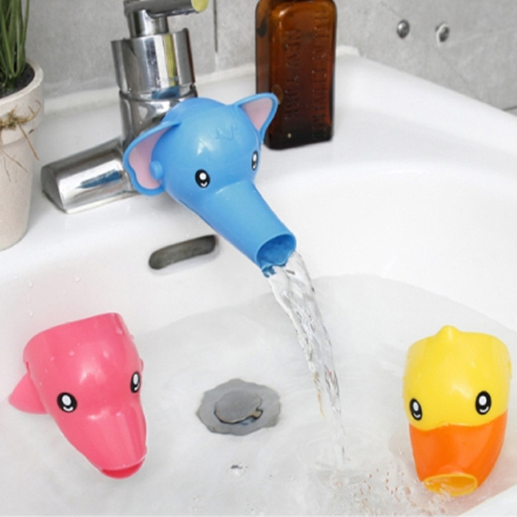 Popular~Cartoon faucet extension aid for children and babies, splash-proof silicone faucet water gui