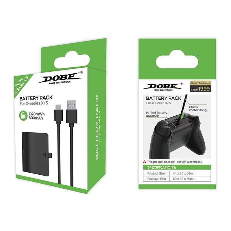 DOBE XBOX XSS/XSX Handle Battery TYX-2610B Xbox SERIES Handle Battery สายชาร์จ
