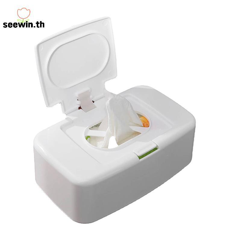 Seewin กระดาษทิชชู่เปียกเช็ดเครื่องจ่ายผ้าเช็ดทําความสะอาดแบบพกพาผ้าเช็ดปากกล่องเก็บคอนเทนเนอร์ th ราคา ถูกที่สุด ดีลบีเคเค แกลเลอรีภาพที่ 3