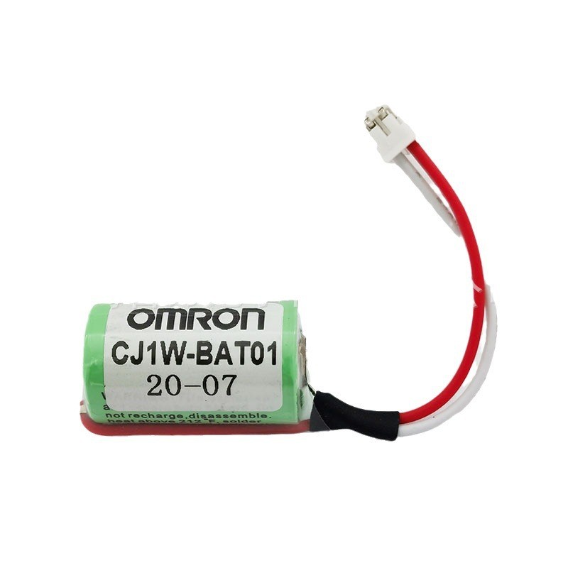 แบตเตอรี่ลิเธียมสำหรับ PLC Omron รุ่น CJ1W-BAT01 CP1W CP1H CR14250SE-R 3V
