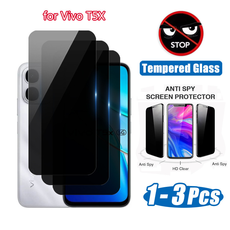 Vivo T5X ความเป็นส่วนตัวกระจกนิรภัยสําหรับVivo T4 T3 Lite Pro T4X T3X S50 S30 Pro mini S20 Pro S19 S