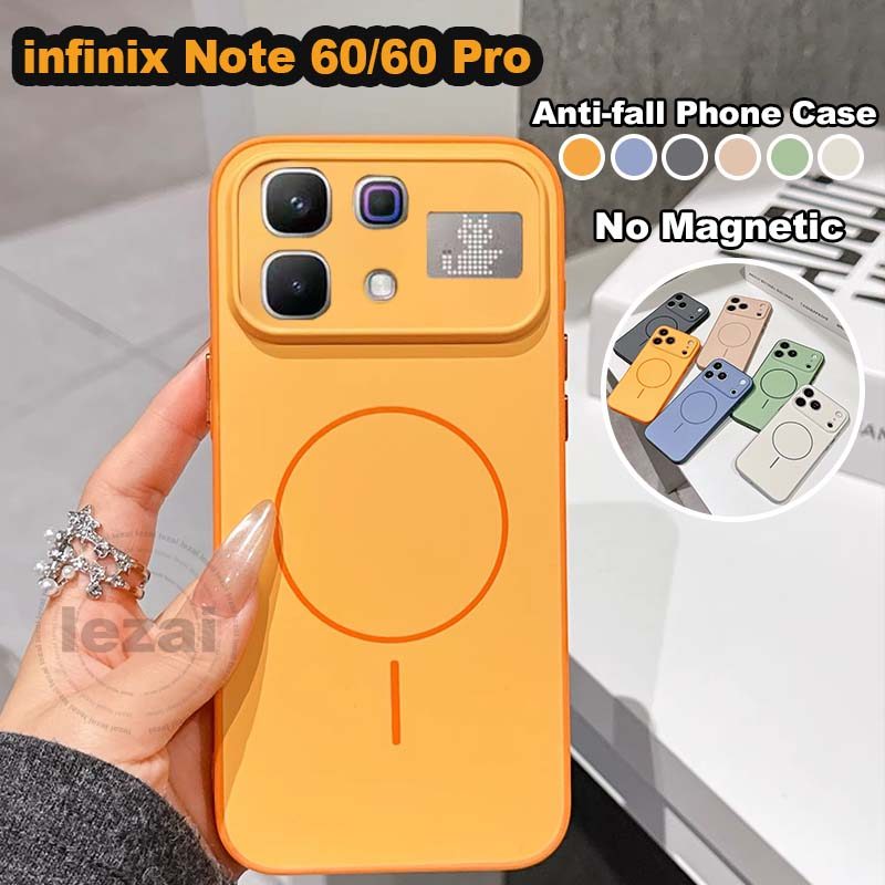 ปลอกสีสําหรับเคสinfinix Note 60 / Note 60 Pro 5GเคสCase Anti-fall กันกระแทกหรูหราออกแบบใหม่ฝาหลัง