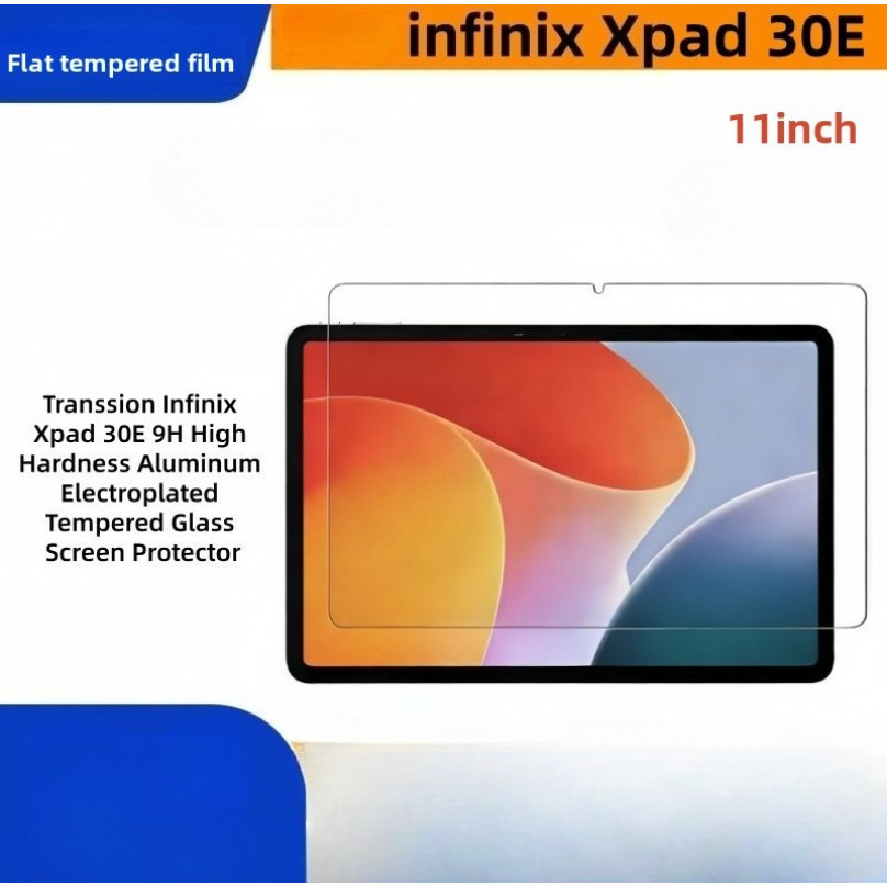 2PCS HD Scratch Proof Screen Protector กระจกนิรภัยสําหรับ Infinix Xpad 30E 11 นิ้ว 2026 XPAD 20 Xpad