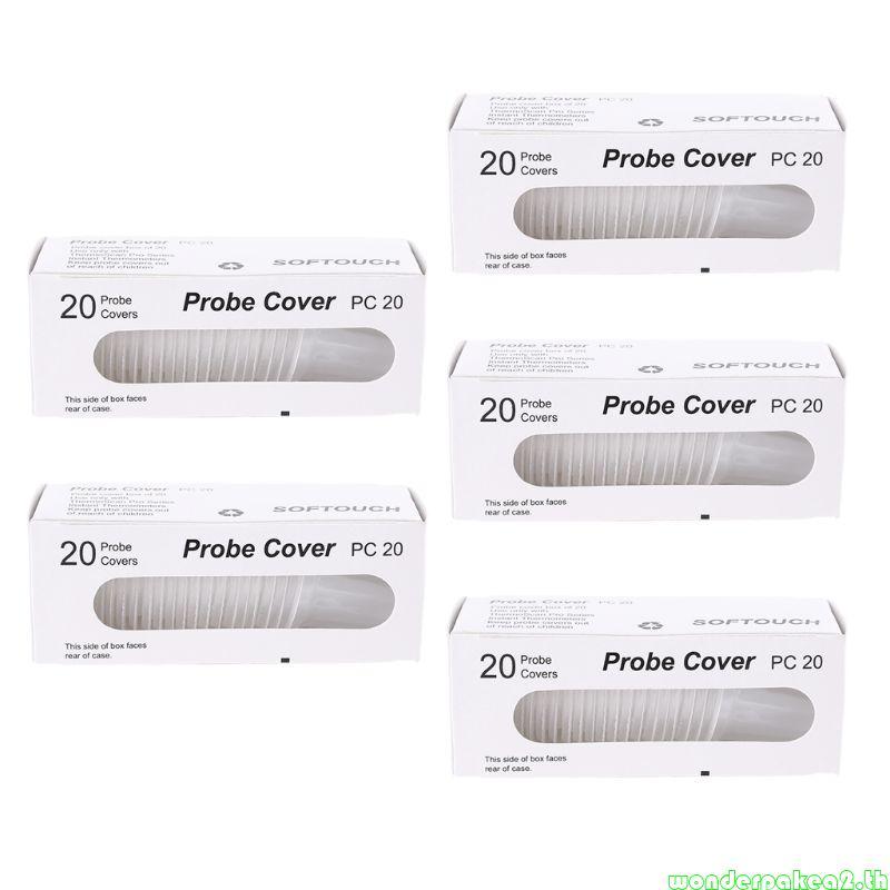 Wonderpakea2 100 Pack Ear Probe Cover ฟิลเตอร์เลนส์แบบเติมสําหรับเครื่องวัดอุณหภูมิ