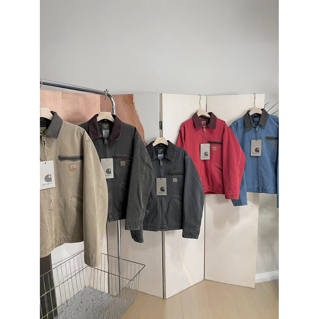 1ZDU Car'''''t Mid-Ancient Style J97Detroit American-style workwear loose-fitting zip-up jacket for 