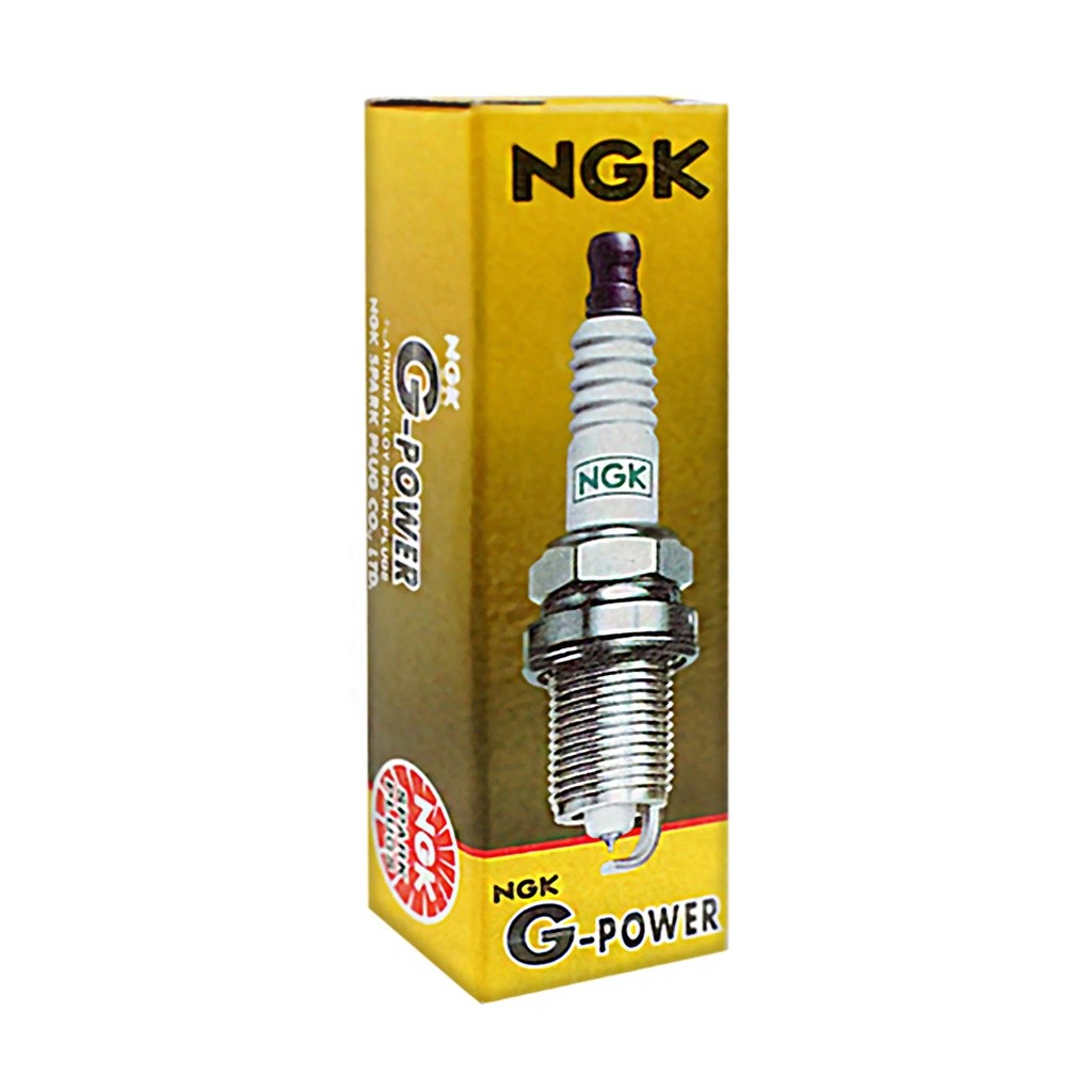 NGK หัวเทียน BKR5EGP G-POWER เขี้ยวทองขาว (แพ็ค 4 หัว)[4X48024563]
