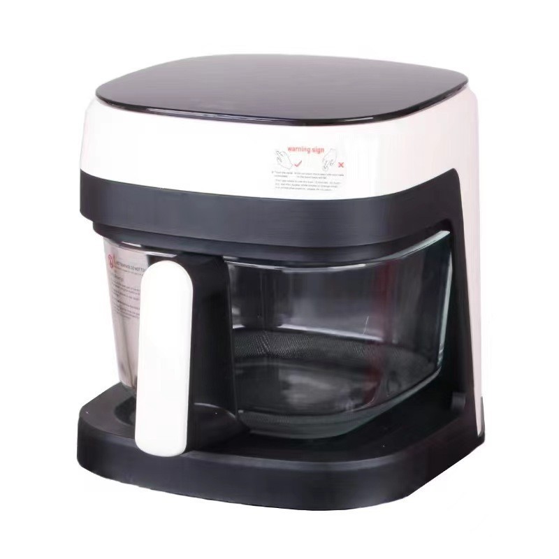 8L VISUAL GLASS AIR FRYER 8.5 ปัจจุบัน 360 เมตรแก้วแก้วอากาศ