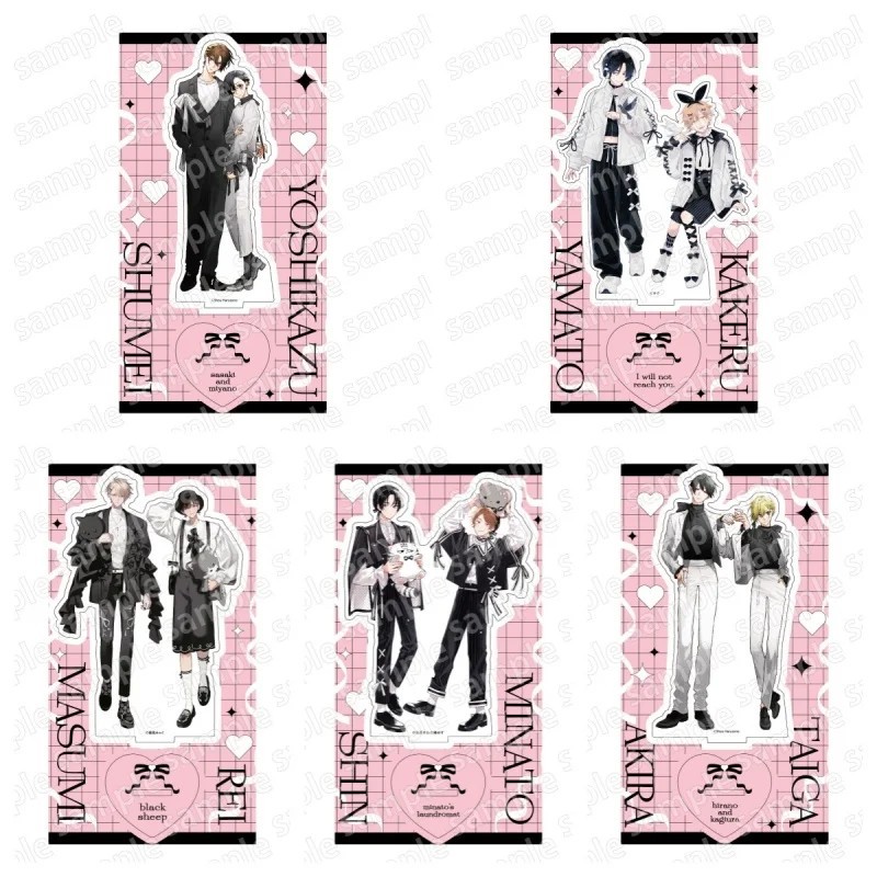 Standee Sasaki และ Miyano อะนิเมะรุ่นอะคริลิค miga โต๊ะเรียนตกแต่ง Sasaki to Miyano Hirano และ Kagiu