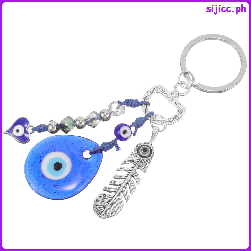 Evil Eye พวงกุญแจ Evil Eye จี้ Evil Eye พวงกุญแจรถผู้หญิงอุปกรณ์เสริม sijicc
