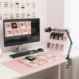 【ฟีเจอร์ปรับผิวสวย ตอบโจทย์การโชว์หน้าแบบไม่แต่งหน้า, AI เครื่องสำอาง】EMEET S600L กล้องเว็บ 4K เหมาะสำหรับผู้ประกอบการไลฟ์สดขายของ มี 4 โหมดแสง เอฟเฟกต์รุ้ง การถ่ายภาพด้วย AI ไมโครโฟนคู่ ปุ่มหมุนควบคุม เหมาะสำหรับ OBS/YouTube/Zoom/PC/Mac กล้อง 4K พร้อมไฟ